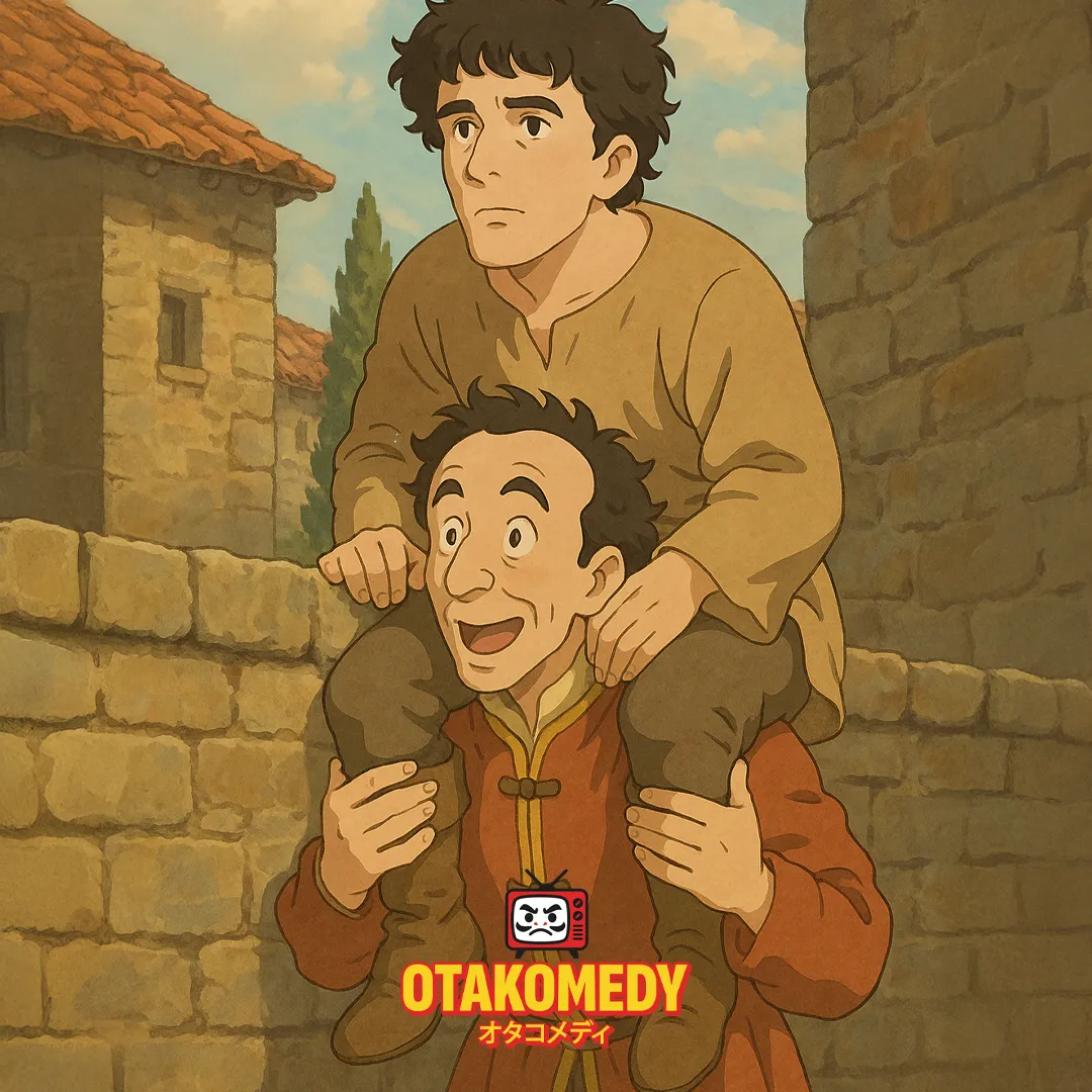 Cosa guardano quei due oltre il muro?